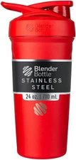 Blenderbottle Sport Insulated Stainless Steel Shaker Bottle with Wire Whisk, 24-