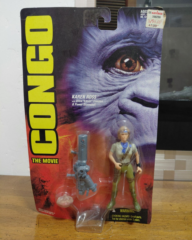 Kenner Congo The Movie Karen Ross Action Figure w/ Accessory - Carded