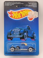 Hot Wheels 1989 Classics - Rolls-Royce Phantom 2 - White Wall BW - blue - 3290