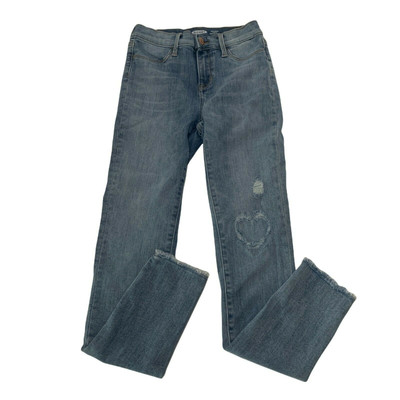 Old Navy Girls 12 Jeggings Skinny Jeans Mid Rise Denim Ripped Stretch Kids 