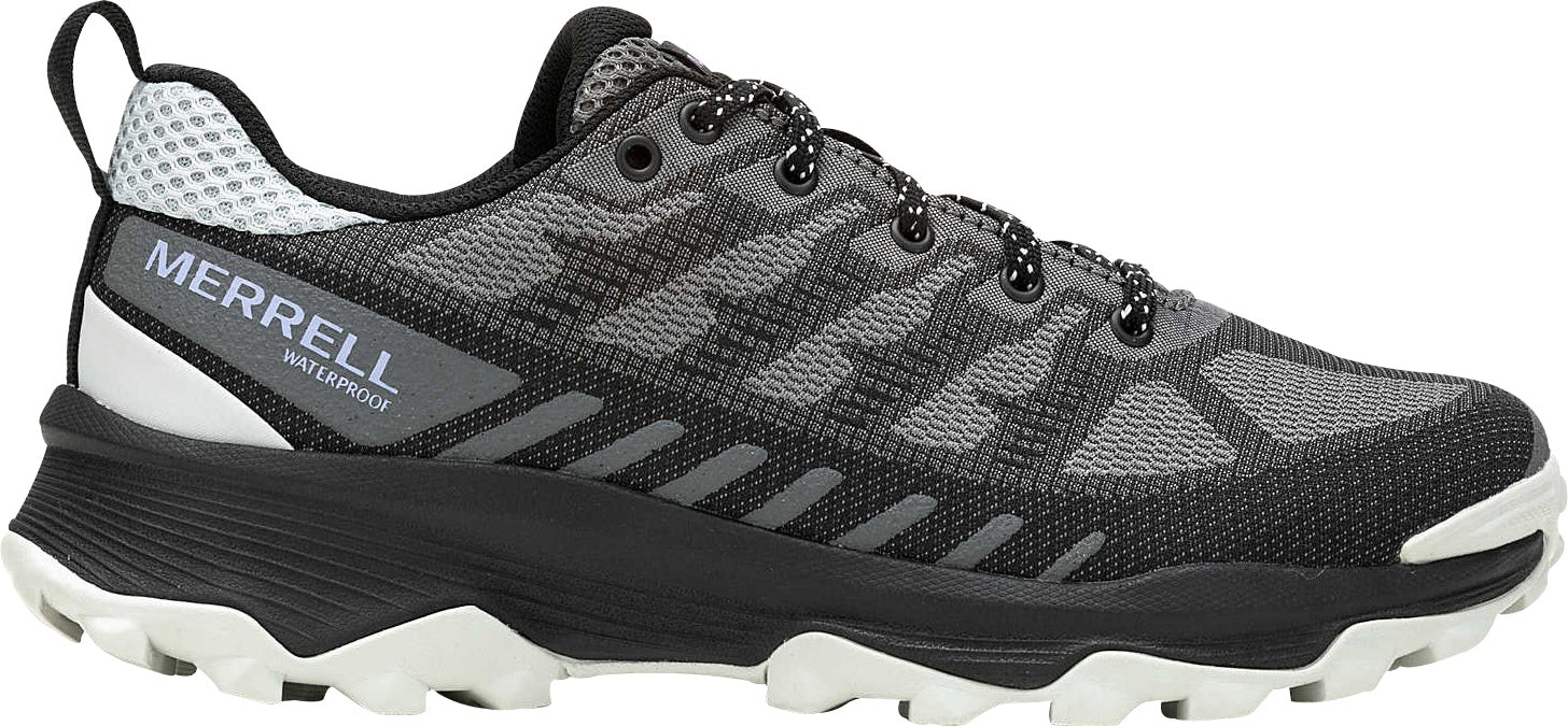 Scarpe da passeggio Merrell Speed Eco impermeabili da donna grigie fuoristrada escursionismo scarpe da ginnastica