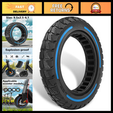 9.5x2.5" Solid Tire for Electric Scooter, Puncture-Free, Anti-Skid, Shockproof -