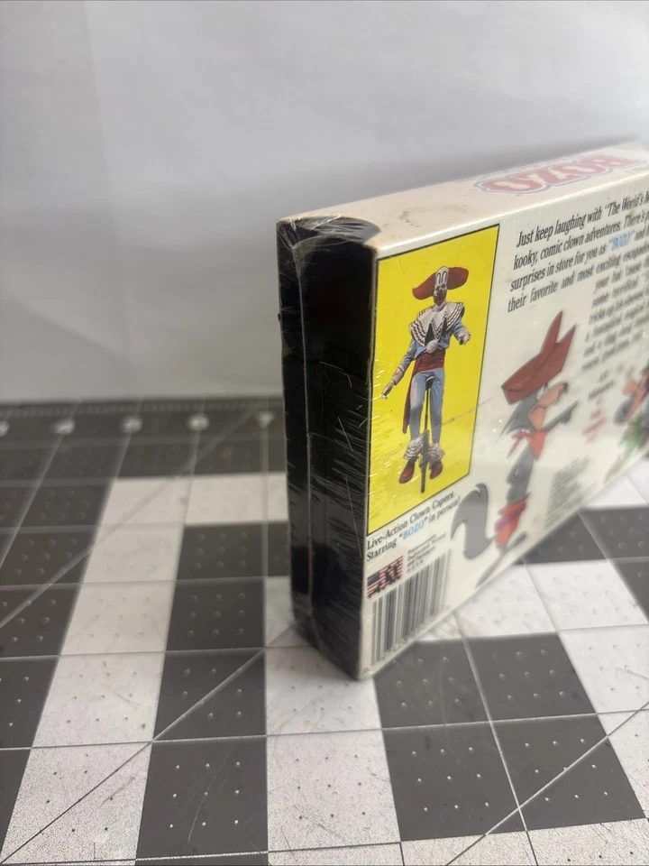 BOZO THE CLOWN Larry Harmon Keep Laughing VHS 90s SEALED Just For Kids Cartoon - Image 3 of 3