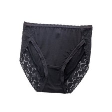 Women 100 Mulberry Silk Underwear For Briefs Thin Silk Lady Panties Embroidered