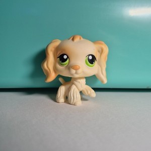 LPS # 347 Littlest Petshop Original Authentic Chien Epagneul