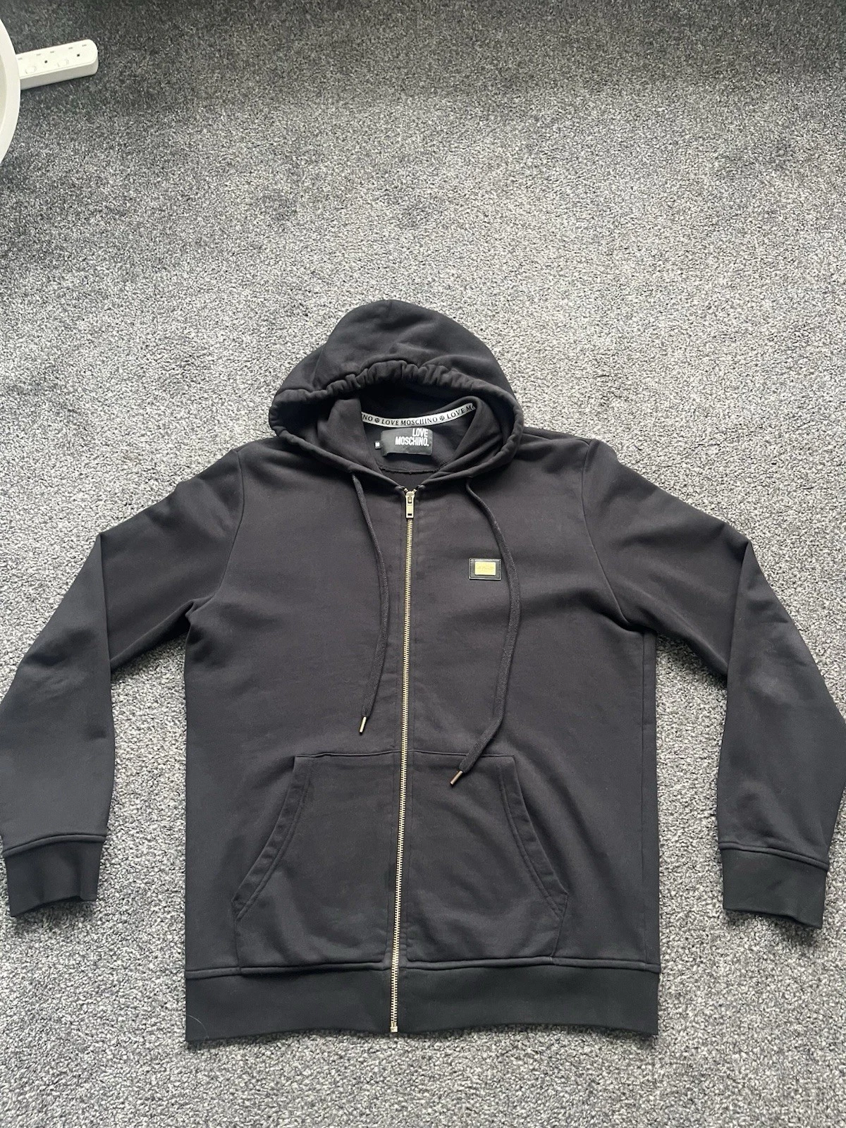 Felpa con cappuccio Moschino taglia media love moschino
