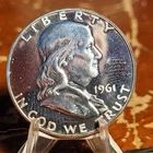 1961 Franklin Half Dollar- Silver- Choice Gem BU Proof