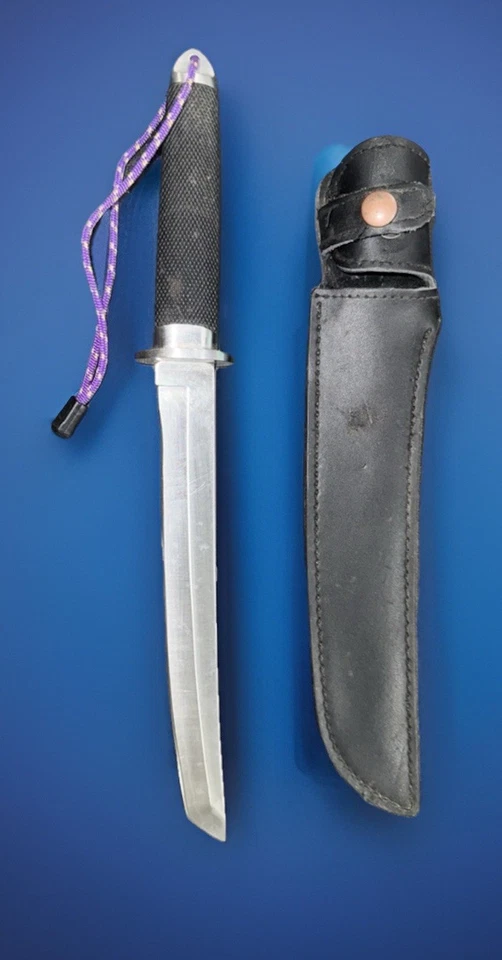 Vintage Cold Steel Magnum Tanto II Fixed Blade Knife 7-1/2" Blade made in Japan - Image 3 of 4