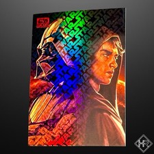2025 Topps Chrome Star Wars Galaxy #1 What Remains Red Logofractor /5