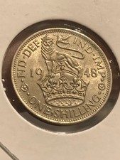1948 GREAT BRITAIN ONE SHILLING COIN