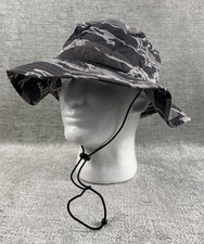 MISSION Cooling Bucket Hat: Wide Brimmed - Gray Camouflage