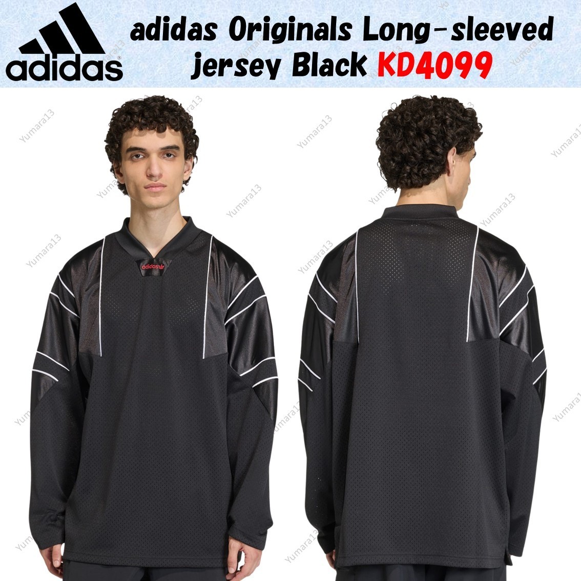 adidas Originals Long-sleeved jersey Black KD4099 Japan Size | eBay