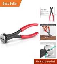 Bates 7-Inch Cat's Paw Nail Puller  End Cutting Pliers - Professional Tool