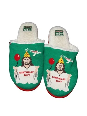 Reef x Tipsy Elves Christmas Slippers 11 - Image 1 of 3