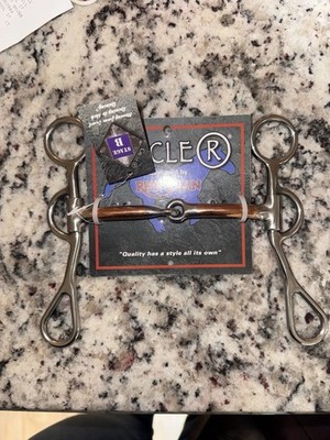 Reinsman Circle R 🐎 CR424 ~ Argentine Bit ~ Smooth Copper Snaffle ~ NEW ...