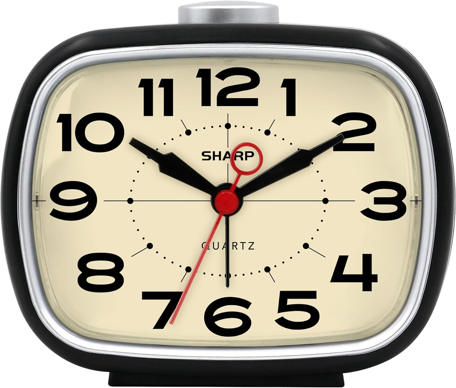 , Retro Battery Operated Alarm Clock For Bedrooms, Of