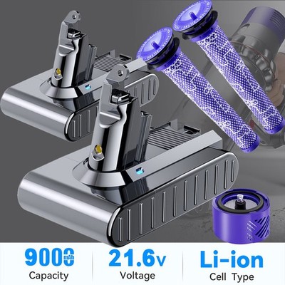 SONY 9000mAh Für Dyson V6 Ersatzakku DC58 DC59 DC61 DC62 SV03 SV04 SV05 SV06 NEU