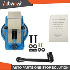 Labwork 3" Bench Vice Milling Machine Vise Lockdown Vise 360 Degree Swivel Base