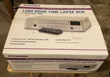 Sylvania SY96R VCR 1280 Hour Time Lapse 24 HR REAL TIME Monitoring NEW