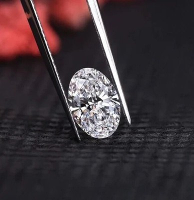Oval Diamant 3,00 ct Natural Certified D VVS1 Edelstein, Grade D