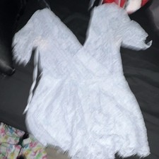 TRIXXI Women s White Lace Overbust Corset Top Bustier, Size M, Zipper