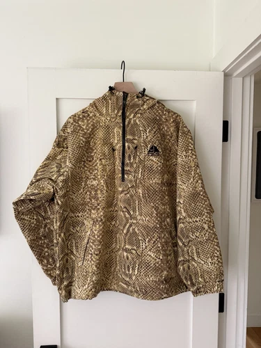 veste en jean suprême ACG peau de serpent grande taille
