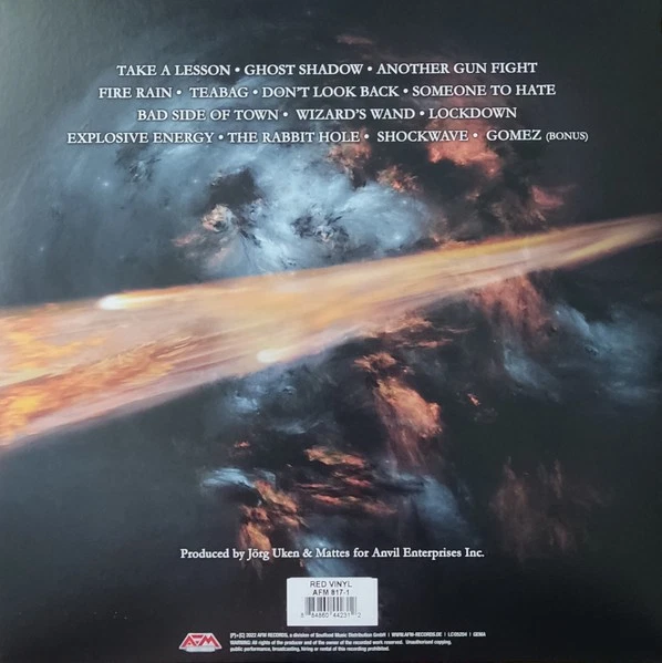 Anvil Impact Is Imminent LP Album Ltd Red Vinyl Schallplatte 130 - Bild 3 von 4