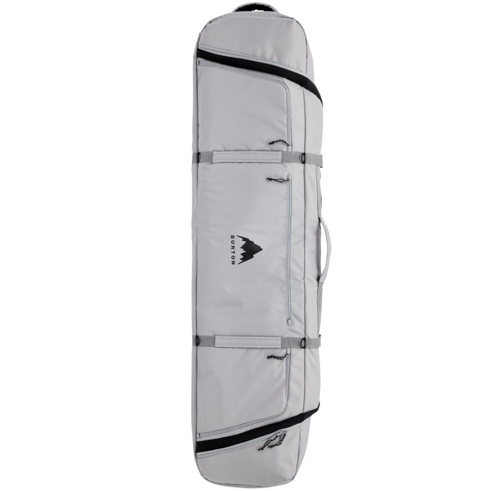 Bolsa De Snowboard Burton Wheelie Flight Attendant Con Ruedas Color Gris