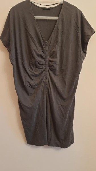 Women COS Dress Grey Cotton 38 / M / 46 #6Q48