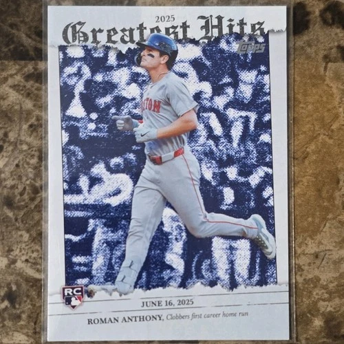 2026 Topps Series 1 - Roman Anthony '25 Greatest Hits #GH-26 (RC) 🔥 💪 Red Sox