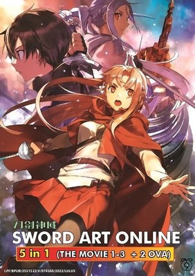 Sword Art Online The Movie 1-3 +2OVA (English Dubbed)