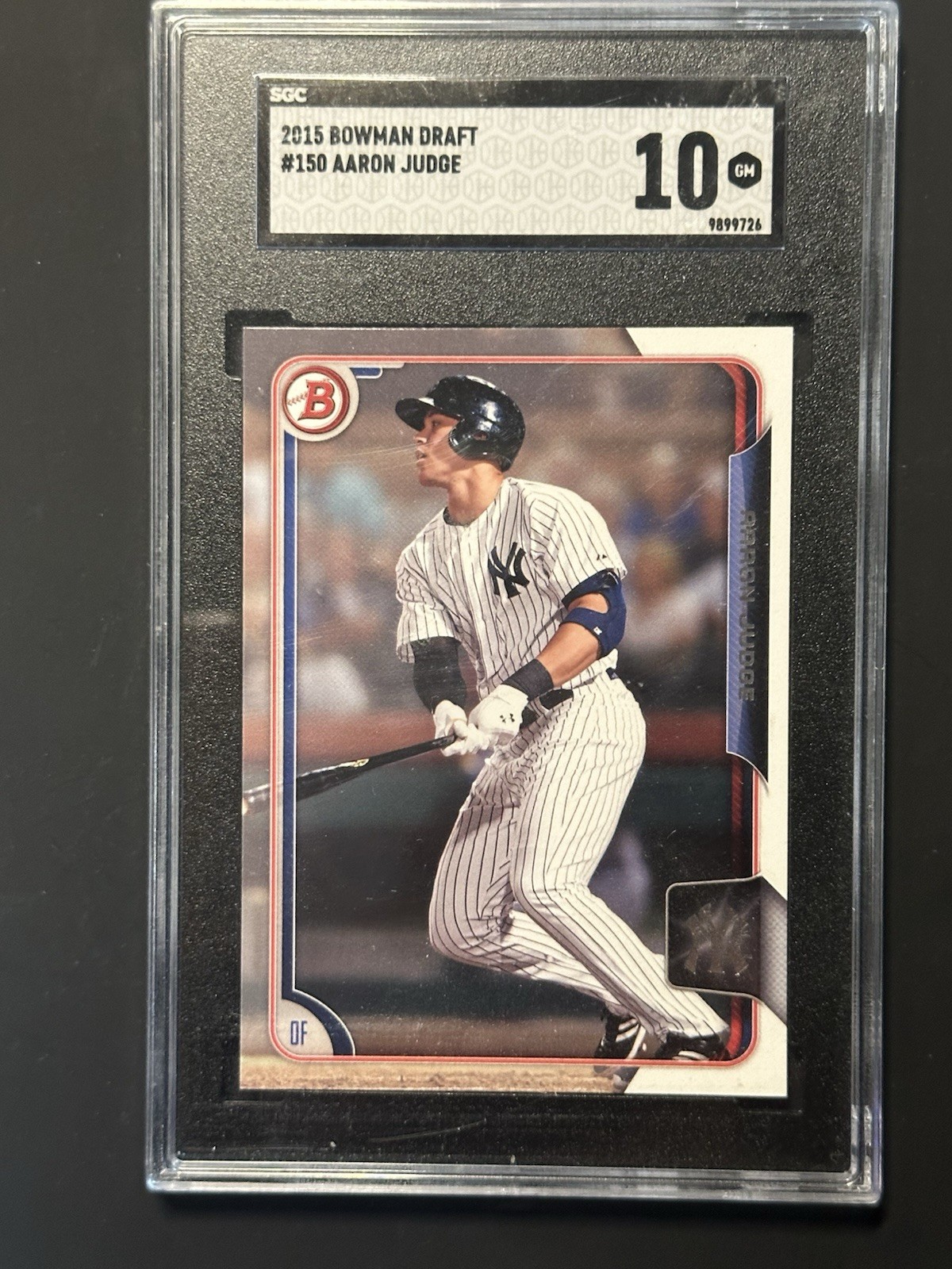 2015 Bowman Draft Aaron Judge #150 SGC 10