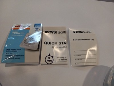CVS Health Wrist Series 400w Pressure Monitor Used