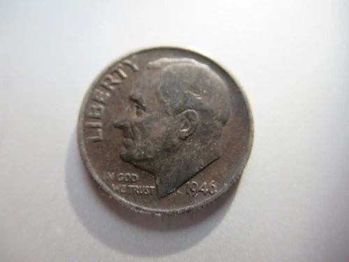 1946 P Silver Roosevelt Dime VG - F ml