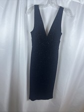 Guess Jenelle Midi Woman Dress Size Small Black Sleeveless Cocktail Evening