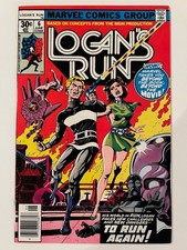 Logan's Run #6 (VF/NM) - Vintage Key/1st Print/1st Edition 1st Solo Thanos Story