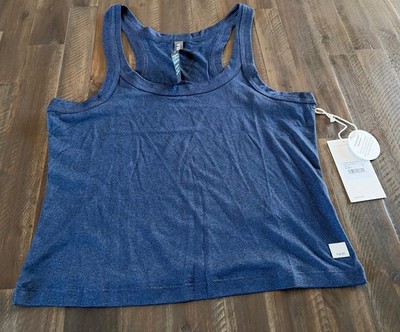 NWT Vuori Women's Energy Racerback Tank Blue Coast Heather  Size Medium New