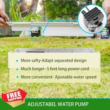 Acrylic Turtle Tank 23x13.5x10 Inch Water Filter Reptile Habitat