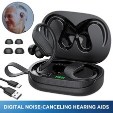 Digital Rechargeable OTC Hearing Aids Noise Cancellation Amplifier For Seniors
