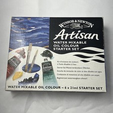 Winsor Newton Artisan Water Mixable Oil Color Starter Set - 6 Tubes 21ml - New