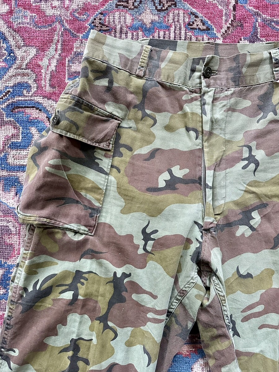Vtg Vietnam War Tiger Stripe Camo Pants Hama Zipper Japan Vtg Vietnam War Tiger Stripe Camo Pants Hama Zipper Japan