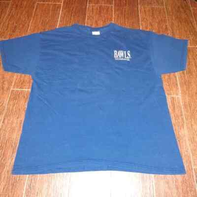 Vintage Hanes Bawls Guarana Promo Blue T-Shirt Men's Sz 2XL Rare 