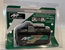METABO HPT Multi-Volt Battery 36V/18V, 4.0 Ah/8.0 Ah, Lithium, BSL36B18, 372121M