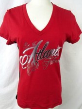 Atlanta Falcons Womens S M L 2XL or 3XL Foil Screened Est 1966 T-shirt AFAL 172