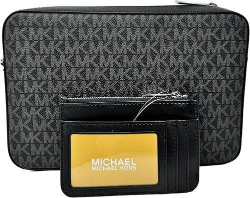 Bolso Bandolera Michael Kors Jet Set Grande de Cuero con Logotipo a Juego Bolsa para Monedas - Imagen 16 de 24