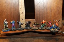 Lot of 9 Heroclix Figures Batgirl Robin Aqua-...