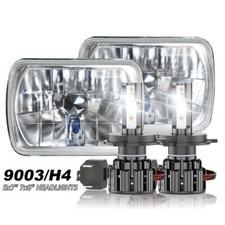 For Jeep Cherokee Xj 1984-2001 2x 5x7 7x6 Led Headlights Sealed Highlow Beam For Jeep Cherokee Xj 1984-2001 2x 5x7 7x6 Led Headlights Sealed Highlow Beam