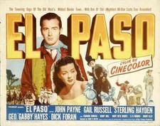 EL PASO Movie POSTER 11x17 John Payne Gail Russell Sterling Hayden George
