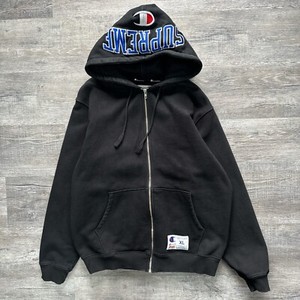 Supreme S Logo Zip Up Hooded Black（Supreme S Logo locktite Hoodie 