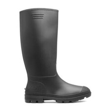 Mens Wellies Black Adults Womens Welly Wellington Slip On Cleated SIZE